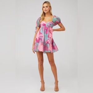 Amanda Uprichard Sicily Dress in Mystic